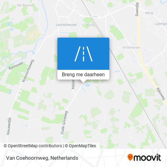 Van Coehoornweg kaart