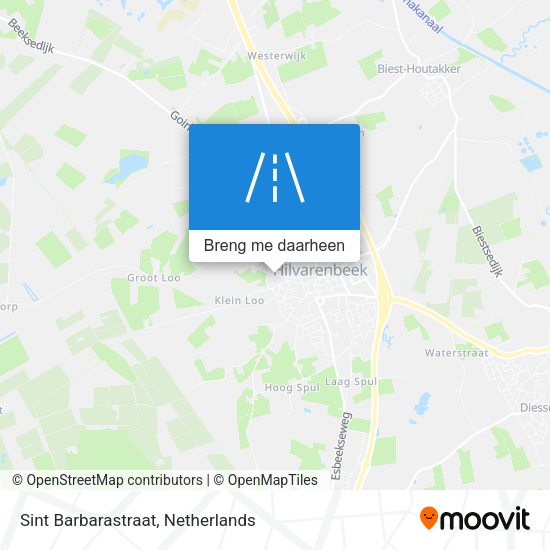 Sint Barbarastraat kaart