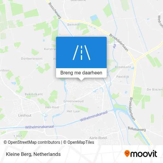 Kleine Berg kaart