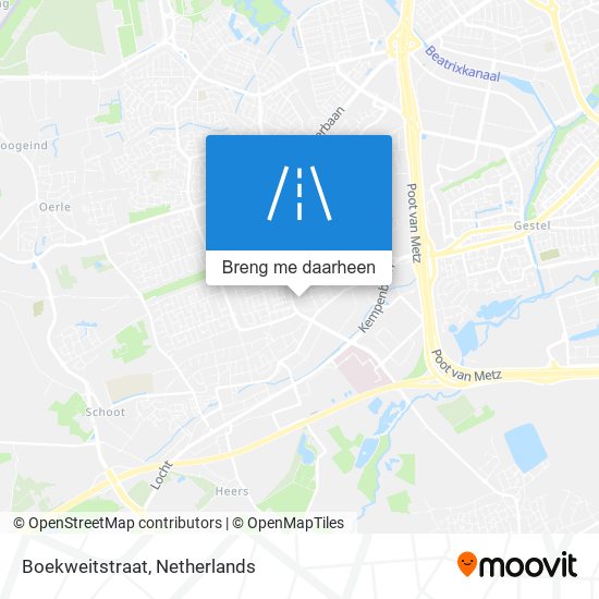 Boekweitstraat kaart