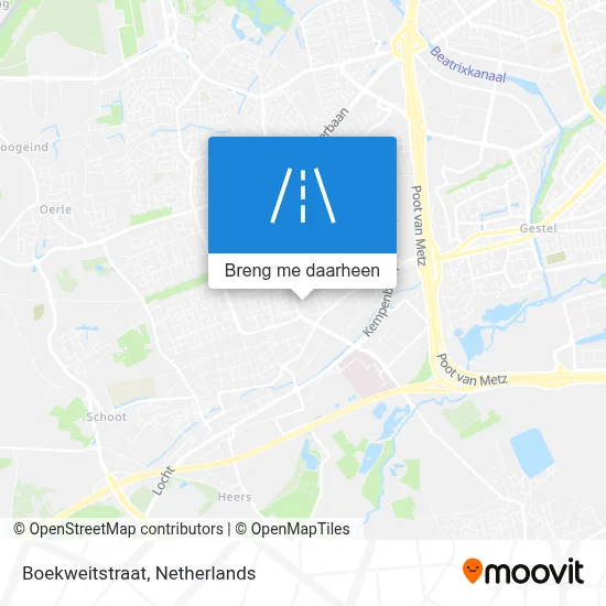 Boekweitstraat kaart