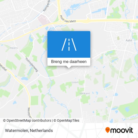 Watermolen kaart