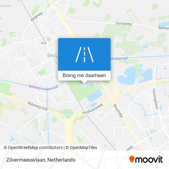 Zilvermeeuwlaan kaart