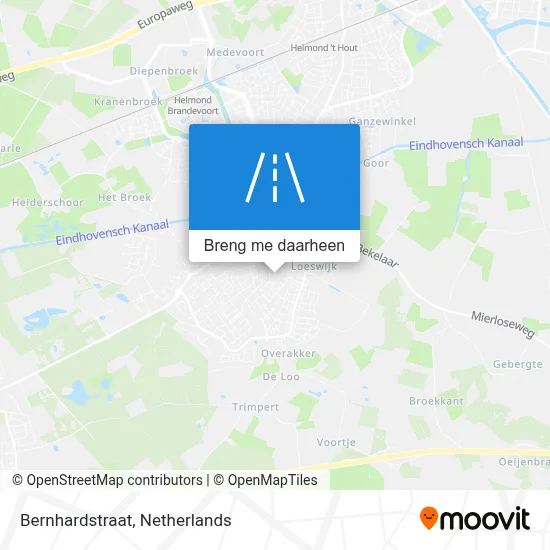 Bernhardstraat kaart