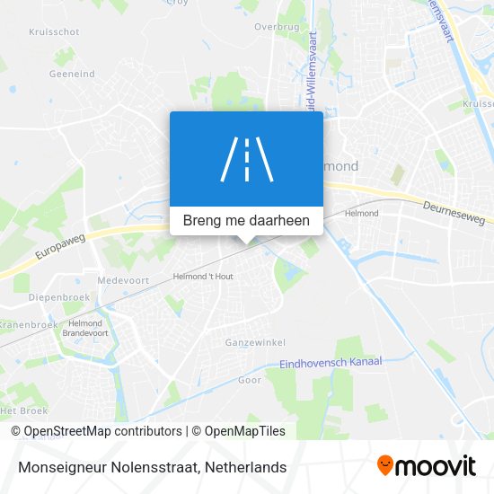 Monseigneur Nolensstraat kaart