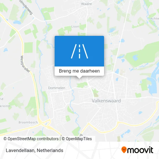 Lavendellaan kaart