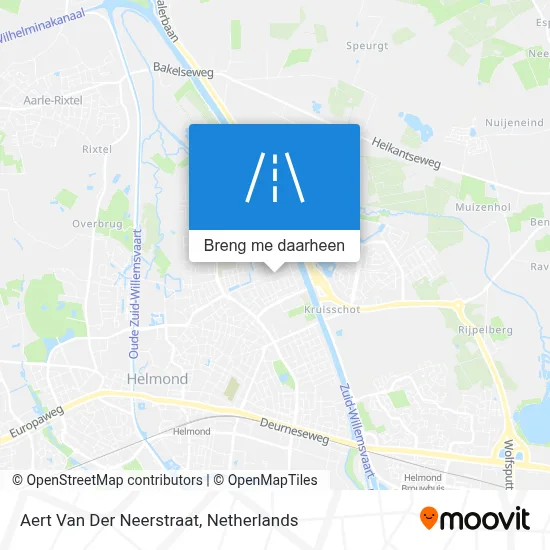Aert Van Der Neerstraat kaart