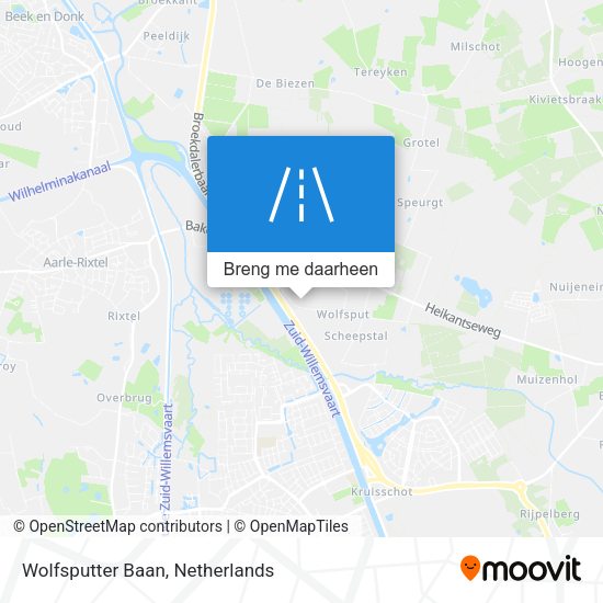 Wolfsputter Baan kaart