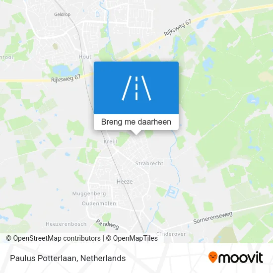 Paulus Potterlaan kaart