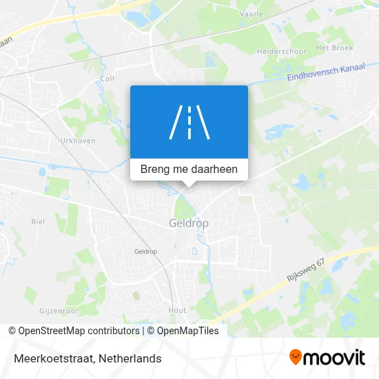 Meerkoetstraat kaart
