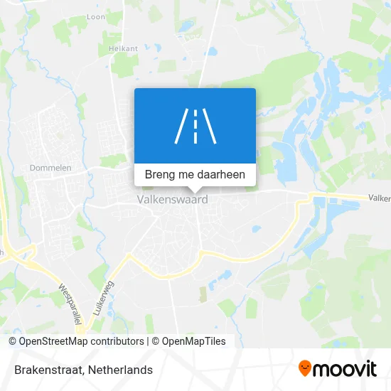 Brakenstraat kaart