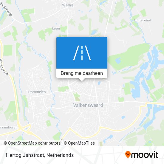 Hertog Janstraat kaart