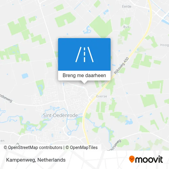 Kampenweg kaart