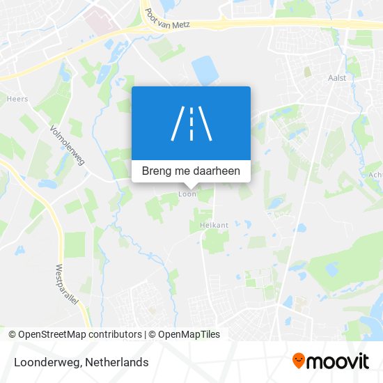 Loonderweg kaart