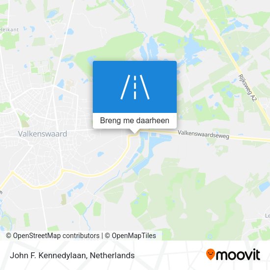 John F. Kennedylaan kaart