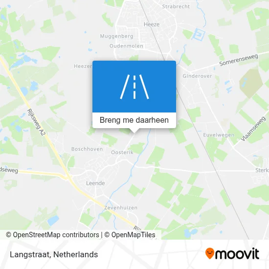Langstraat kaart