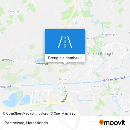 Bestseweg kaart