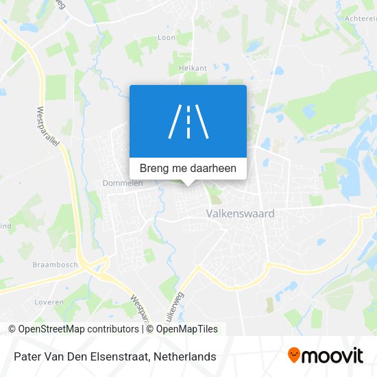 Pater Van Den Elsenstraat kaart
