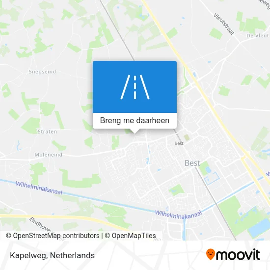 Kapelweg kaart