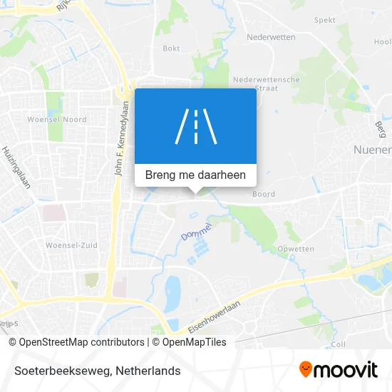 Soeterbeekseweg kaart