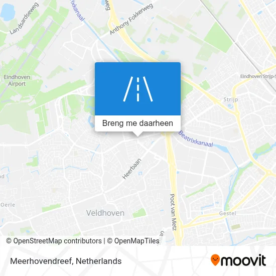 Meerhovendreef kaart