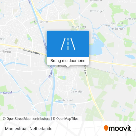 Marnestraat kaart