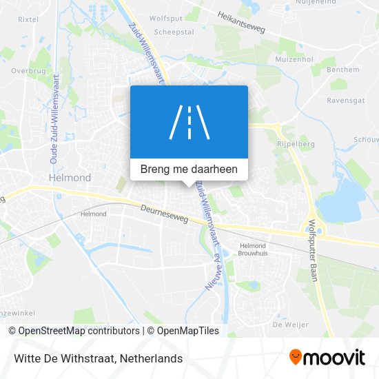 Witte De Withstraat kaart