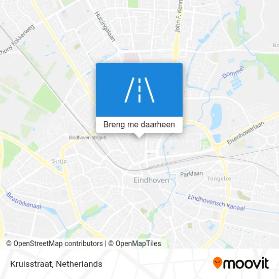 Kruisstraat kaart