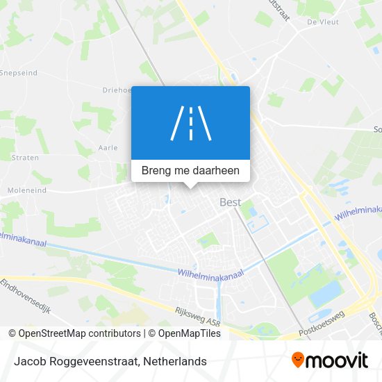 Jacob Roggeveenstraat kaart