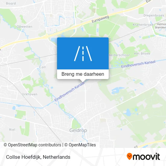 Collse Hoefdijk kaart