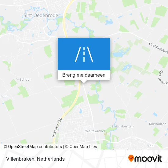 Villenbraken kaart