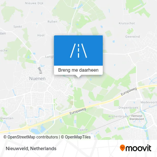 Nieuwveld kaart