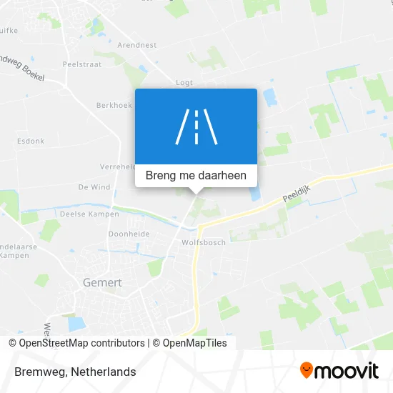 Bremweg kaart