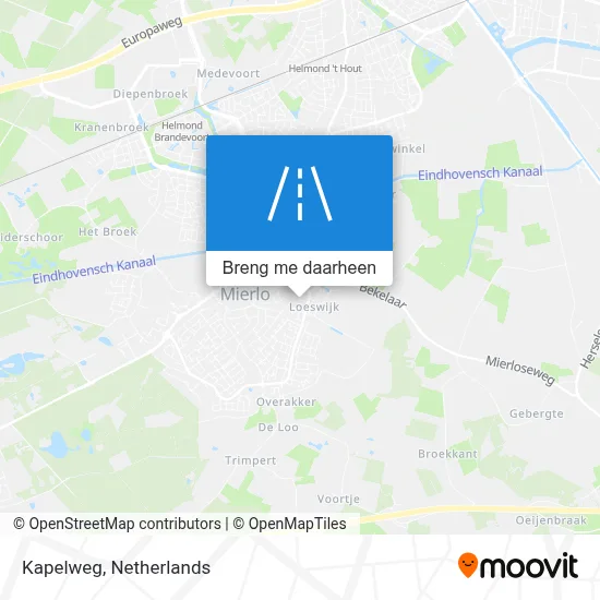 Kapelweg kaart