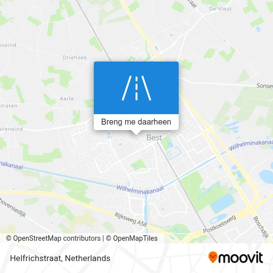Helfrichstraat kaart
