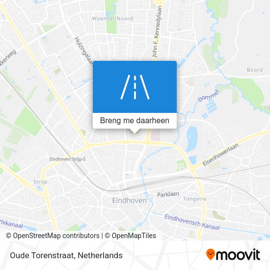 Oude Torenstraat kaart