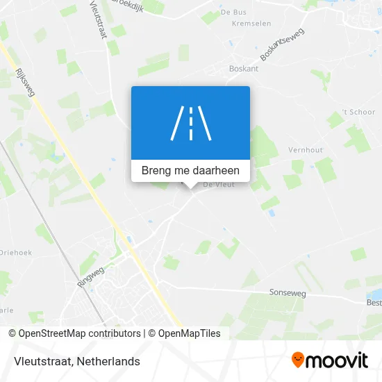 Vleutstraat kaart