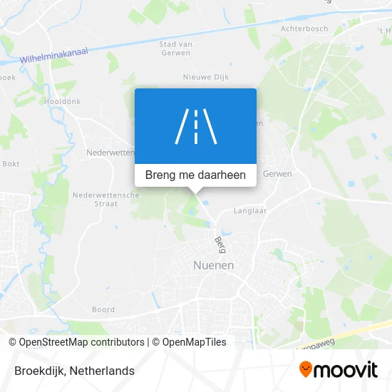 Broekdijk kaart