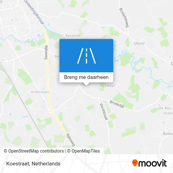 Koestraat kaart