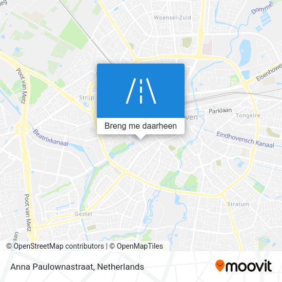 Anna Paulownastraat kaart