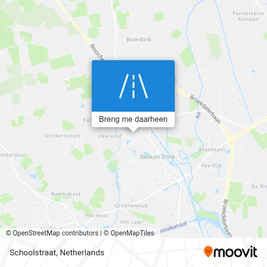 Schoolstraat kaart