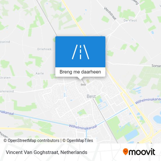 Vincent Van Goghstraat kaart