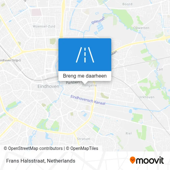 Frans Halsstraat kaart