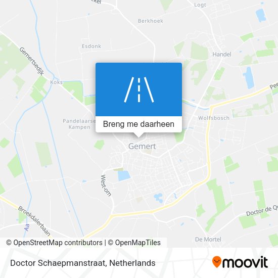 Doctor Schaepmanstraat kaart