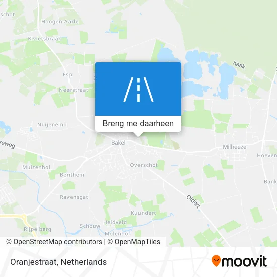 Oranjestraat kaart