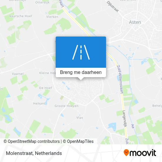 Molenstraat kaart