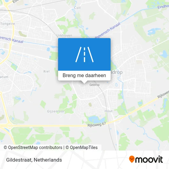 Gildestraat kaart