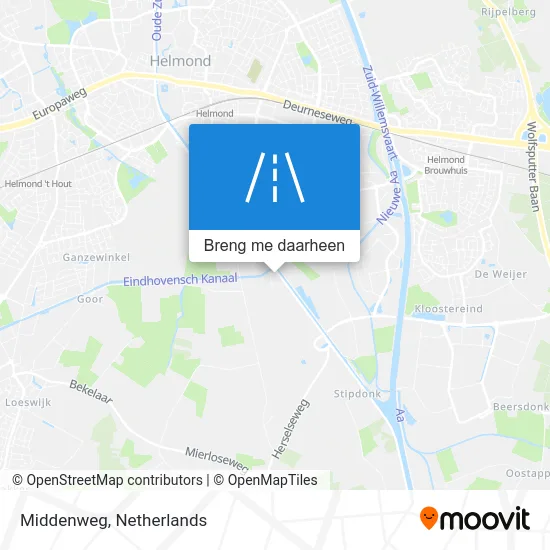 Middenweg kaart