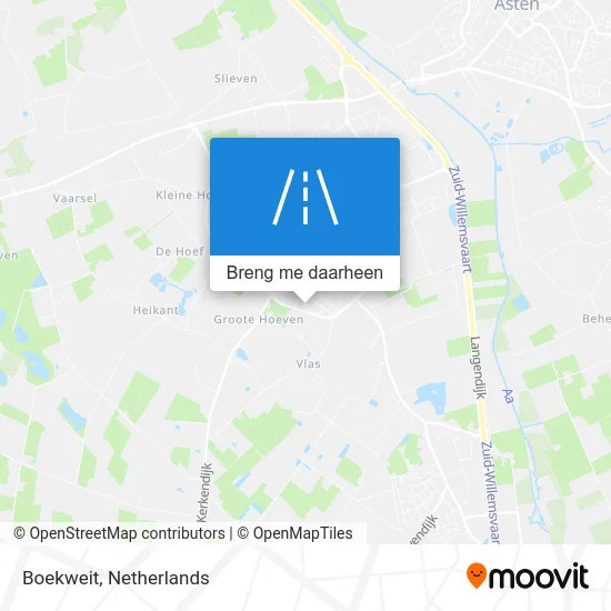 Boekweit kaart