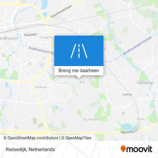 Rielsedijk kaart